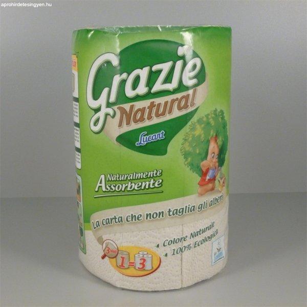 Grazie Natural lucart tekercses kéztörlő 3 réteg 1 db