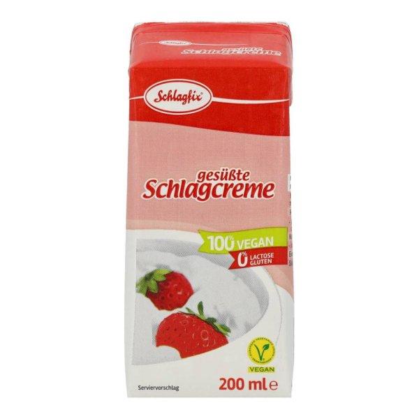 SCHLAGFIX VEGÁN HABKRÉM ÉDESÍTETT 200 ML