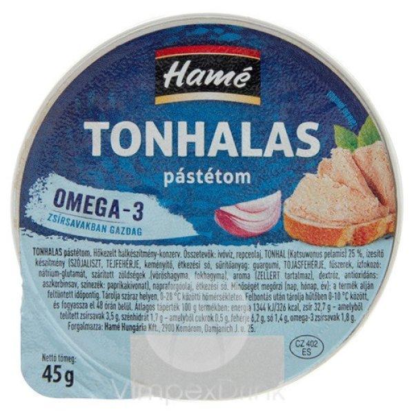 Hamé pástétom tonhalas 45g