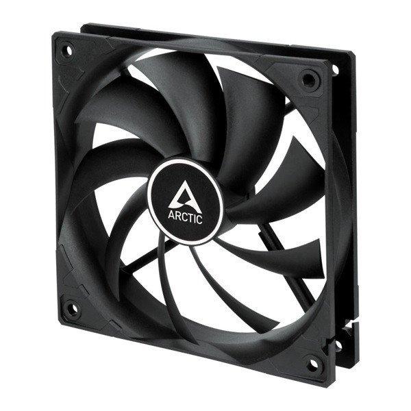 ARCTIC COOLING Rendszerhűtő Ventilátor F12 PWM PST Fekete, 12cm