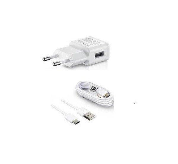 Samsung EP-TA200EWE kompatibilis hálózati töltő adapter USB + EP-DR140AWE
Type-C kábel, fehér, (No logo)