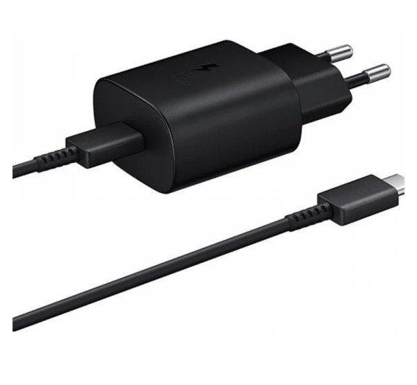 Samsung EP-TA800EBE kompatibilis hálózati töltő adapter Type-C + EP-DA905BBE
Type-C kábel, 25W, fekete, (No logo)