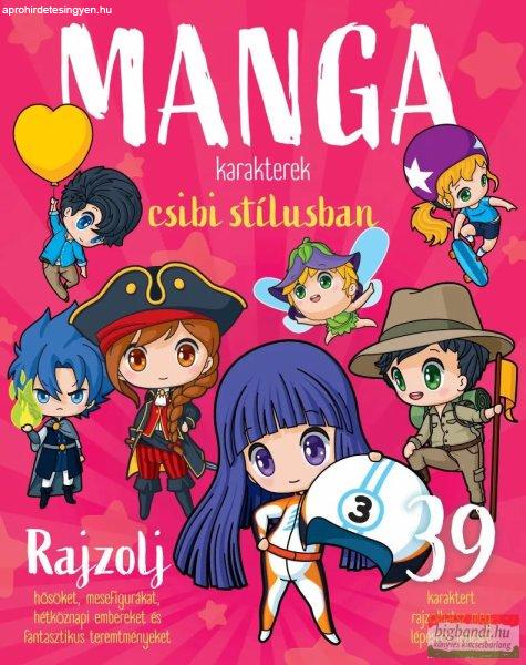 Manga karakterek csibi stílusban 