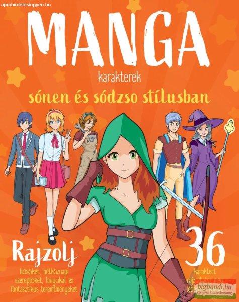 Manga karakterek sónen és sódzso stílusban