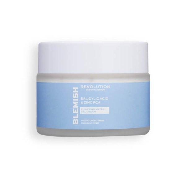 Revolution Skincare Hidratáló arckrém Salicylic Acid & Zinc PCA
(Purifying Water Gel Cream) 50 ml