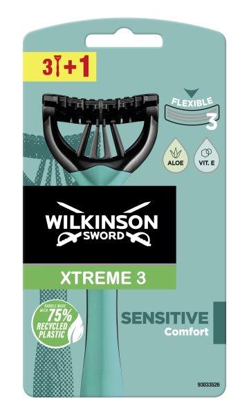 Wilkinson Sword Eldobható borotva férfiaknak Wilkinson Xtreme3
Sensitive Comfort 3+1 db