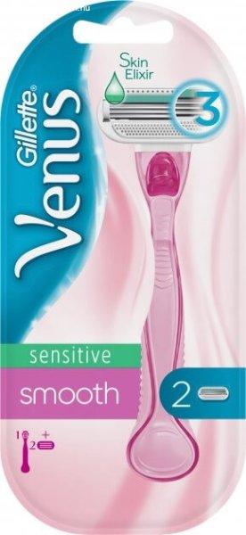 Gillette Bortova Venus Sensitive Smooth + 2 tartalék fej