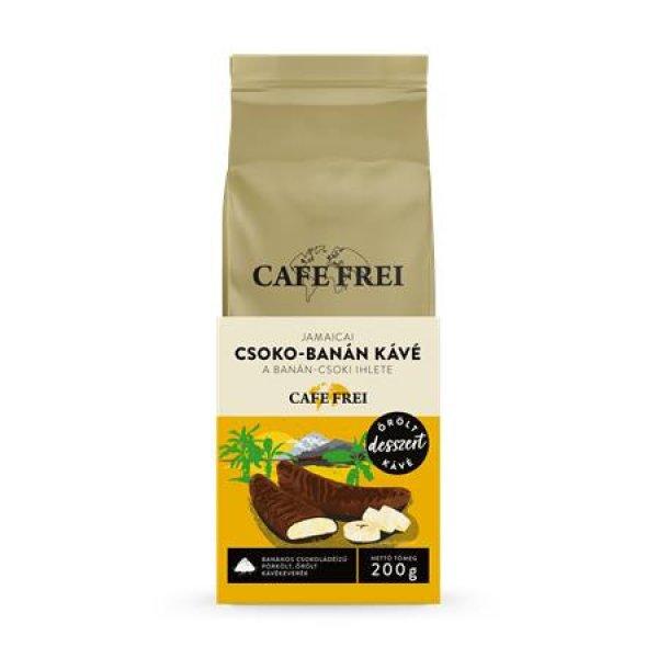 Kávé, pörkölt, őrölt, 200 g, CAFE FREI "Jamaicai Csoko-Banán"