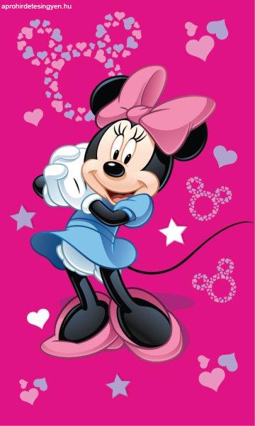 Disney Minnie Pink kéztörlő, arctörlő, törölköző 30x50cm