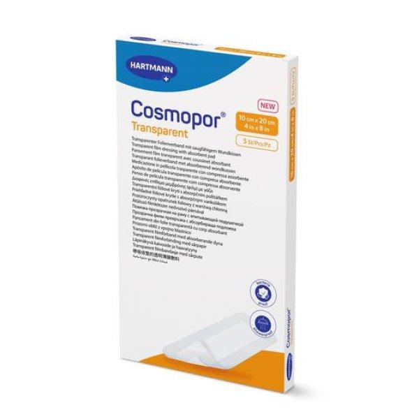 Cosmopor® Transparent steril filmkötszer sebpárnával (10x20 cm; 5 db)