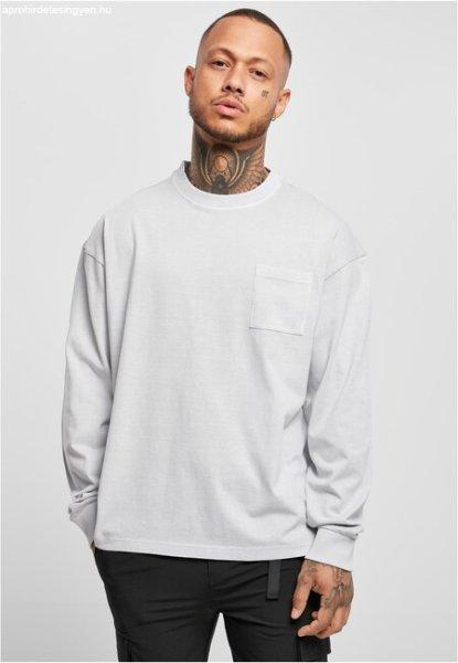 Urban Classics Pigment Dyed Pocket Longsleeve lightasphalt