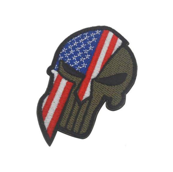 WARAGOD Hímzett patch Punisher, USA