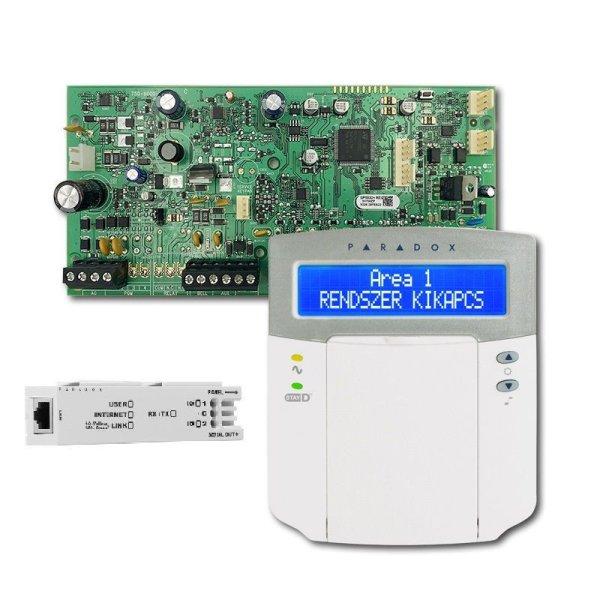 Paradox SP5500+ és K32LCD+ és IP modul szett - 32 zónás, vezetékes központ
szett