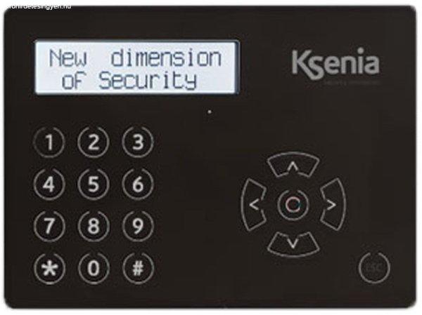 Ksenia ergo-M - fekete LCD kezelő beépített kártyaolvasóval