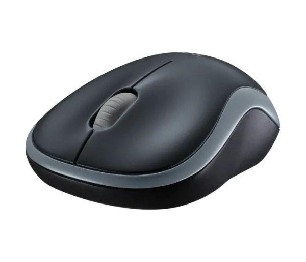 Logitech M185 vezeték nélküli optikai USB egér (szürke)