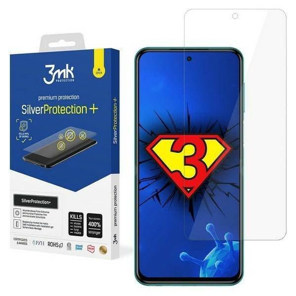 3MK Silver Protect+ Xiaomi Redmi Note 9S nedves felvitelű antimikrobiális
képernyővédő fólia