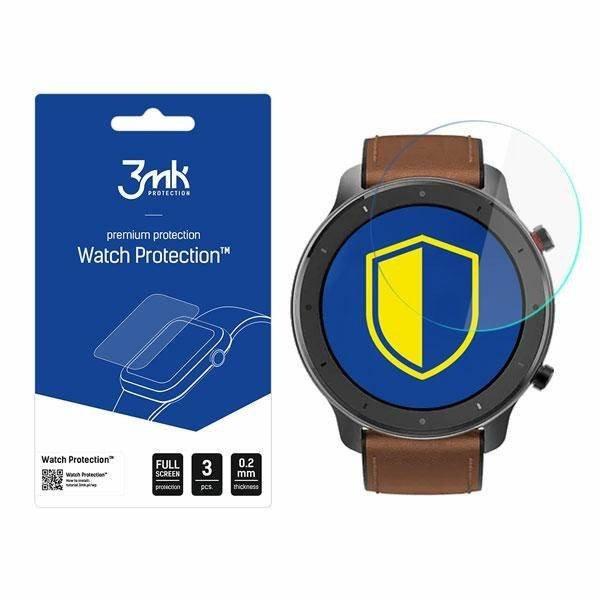 3MK FlexibleGlass Watch Xiaomi Amazfit GTR 47mm hibrid üveg képernyővédő
fólia