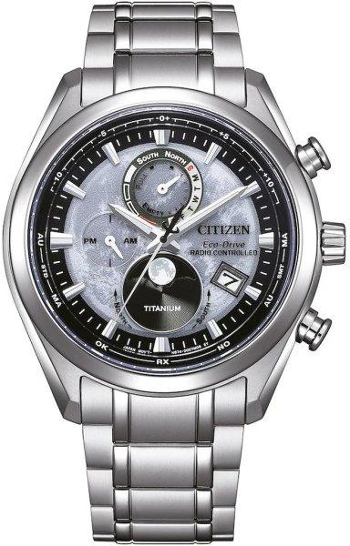 Citizen Tsukiyomi Moonphase Eco-Drive Radio Controlled Super Titanium BY1010-81H