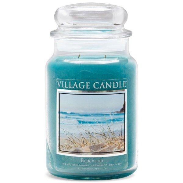 Village Candle Illatgyertya üvegben Beachside 602 g