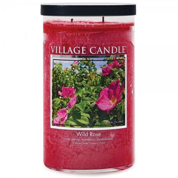 Village Candle Illatgyertya üvegben Wild Rose 538 g