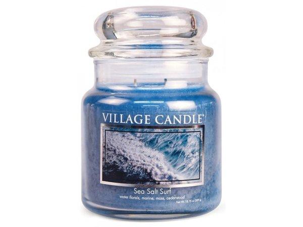 Village Candle Illatgyertya üvegben Sea Salt Surf 389 g