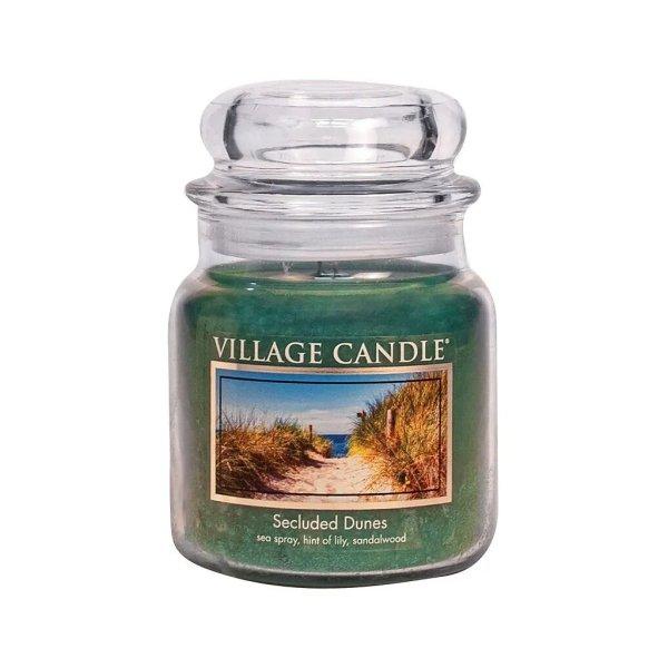 Village Candle Illatgyertya üvegben Secluded Dunes 389 g