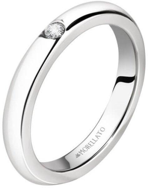 Morellato Acél gyűrű kristállyal Love Rings SNA46 58 mm