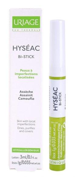 Uriage Stick bőrhiba ellen Hyséac Bi-Stick (Anti-Blemish Stick) 3
ml/1g