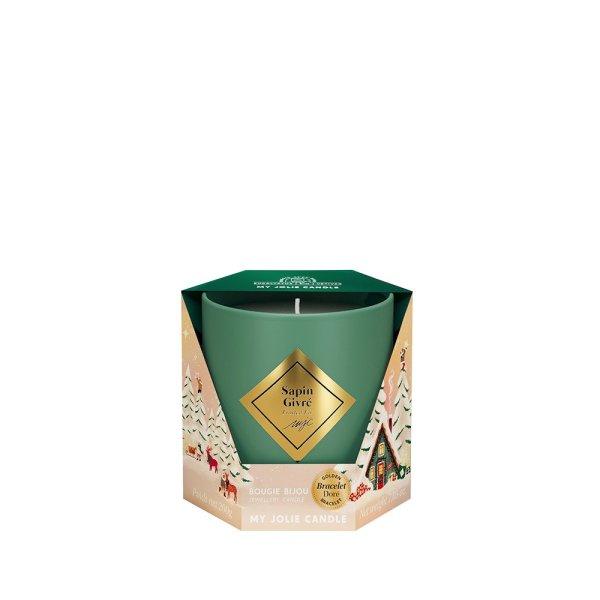 My Jolie Candle Illatgyertya 40 óra karkötővel My Jolie Candle
Village Hóval borított fenyőfa 320162