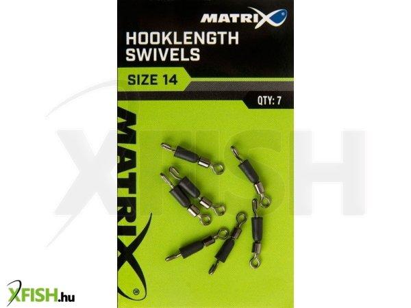 Matrix Hooklength Swivels Feeder Gyorskapocs Size 16