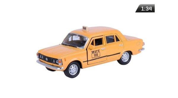 Makett autó, 1:34, PRL FIAT 125p WPT 1313, narancssárga