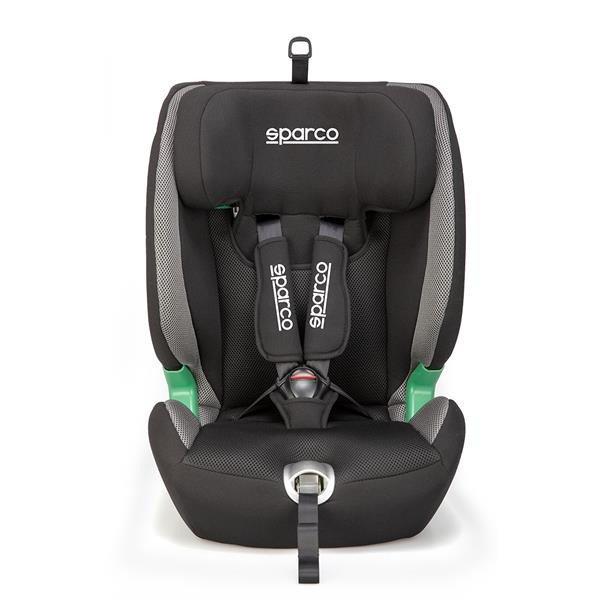 SPARCO autósülés 9-36kg ISOFIX, szürke-fekete