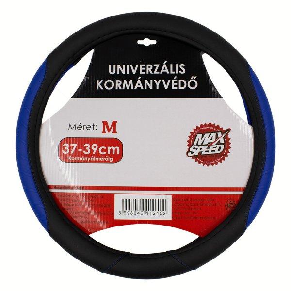 MaxSpeed, Kormányvédő Bőrhatású, Fekete-Kék, 37-39cm