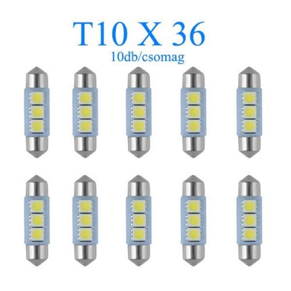 10Db/Csomag 3Smd Led 36Mm-Es Szofita Smd-10X36Cs-3Smd