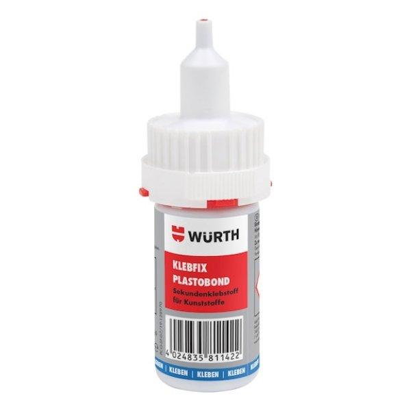 Würth Pillanatragasztó Klebfix Plastobond 20G