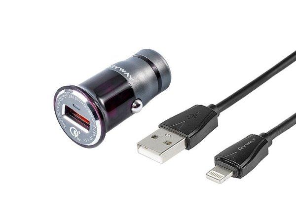 Szivargyújtó Elosztó 12 / 24V Usb Kábel> Iphone Cm63012