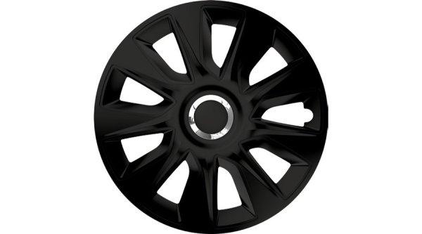 Dísztárcsa 15" Stratos Ring Chrome Black (4 darabos garnitúra)