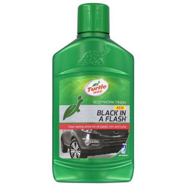 Turtle Wax, Black in Flash, Műanyagápoló, Külső, 300ml