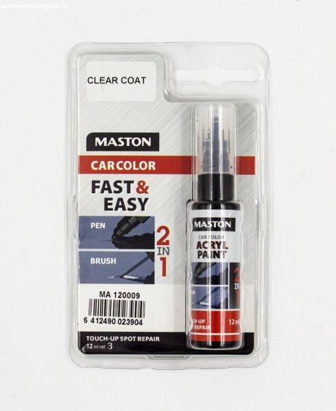 Maston, Javító Stift, 2in1, Színtelen lakk, 12ml