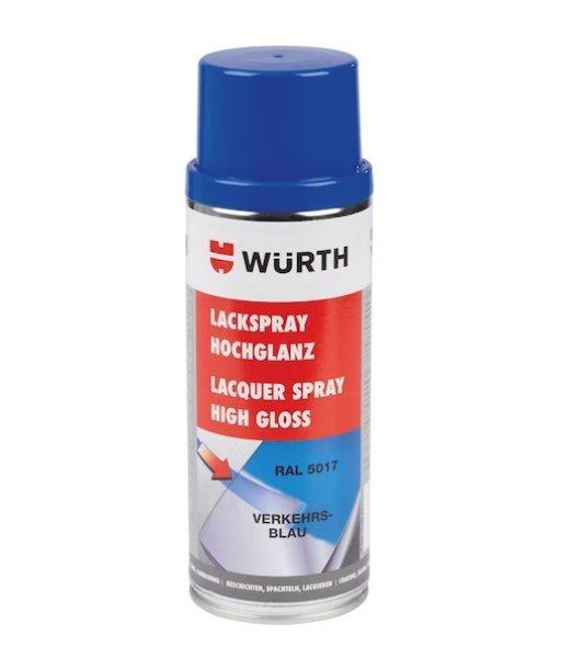 Würth Lakkspray, Magasfényű Közlekedési Kék Ral 5017 400Ml