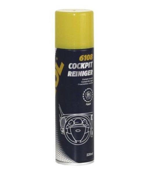 6108 Mûszerfal Ápoló Hab / Spray Rózsa 220Ml