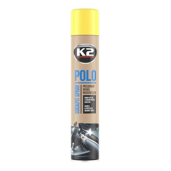 K2 Polo Cockpit Műszerfalápoló spray 750ml Lemon