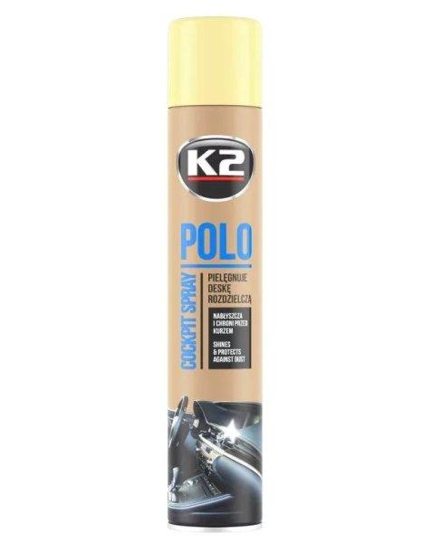 K2 Polo Cockpit Műszerfalápoló spray 750ml vanillia