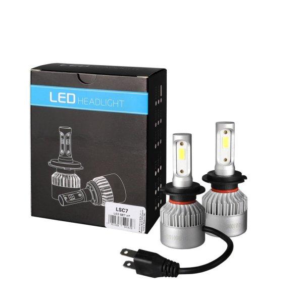 M-Tech, IZZÓ 12V H7 LED 6500K PÁR 9-32V 2X COB LED