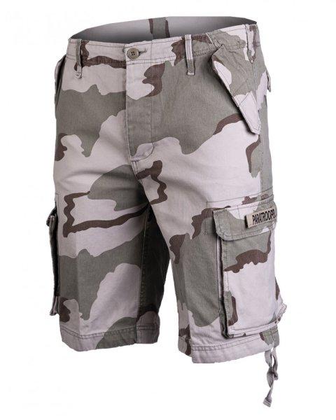 MIL-TEC Ejtőernyős rövidnadrág - desert camo, sivatagi terepmintás, XS
méret