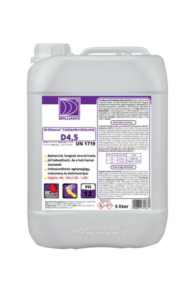 Brilliance ® Felületfertőtlenítő D4,5 5 liter