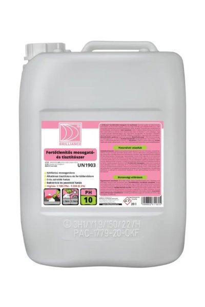 Brilliance® Fertőtlenítős mosogató- és tisztítószer 20 liter