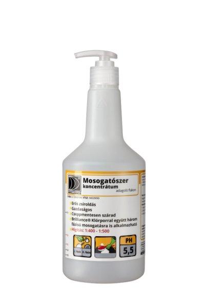 Brilliance ® Üres adagoló flakon pumpával 750 ml mosogatószer
koncentrátumhoz