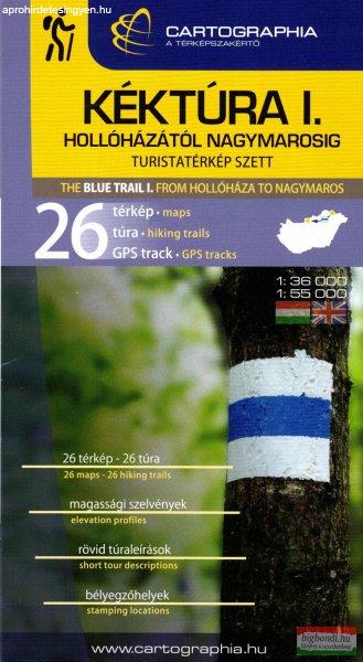 Kéktúra I. turistatérkép szett (Északi-középhegység) - (Hollóháza -
Nagymaros)