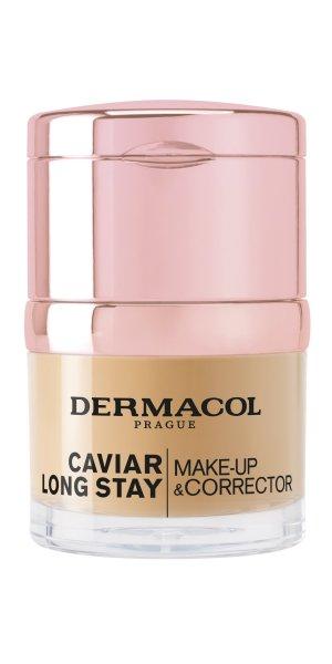 Dermacol Hosszan tartó smink kaviár kivonatokkal és
tökéletesítő korrektorral (Caviar Long Stay Make-Up &
Corrector) 30 ml 4 Tan